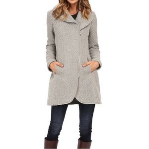 Jessica Simpson grey wool coat